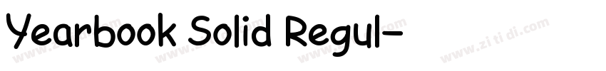 Yearbook Solid Regul字体转换 Yearbook Solid Regul字体转换